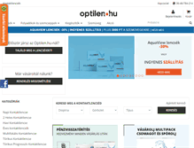 Tablet Screenshot of optilen.hu